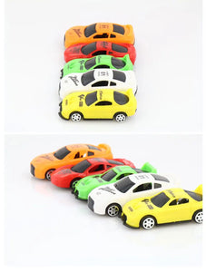 5 Pcs/set Q Version Cute Car Model Toys for Boys Children Gift Mini Cars Toy Kids Baby Educational Toys