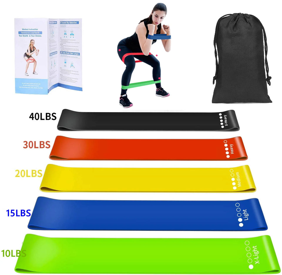 250lb Resistance Bands Set Fitness Workout Gym Pull Rope Yoga Latex Tube Sports Elastic Booty Band Equipment for Home Gym Weight