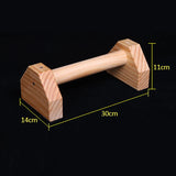 30CM/50CM Wooden Push Ups Stand Portable Home Gym Pushup Bars Fitness Equipments for Pectoral Muscle Training Handstand Exercise