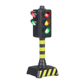 Mini Traffic Signs Road Light Block with Sound LED Children Safety Kids Educational Toys Perfect Gifts