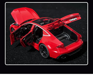 1:32 Audi RS7 Sportback Alloy Model Car Toy Diecasts Metal Casting Sound and Light Car Toys For Children Vehicle