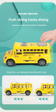 School Bus Model Car For Children Toys, Kids Educational Toy Cars, Miniature Game Vehicle Inertia Wheel, Boys Birthday Gift