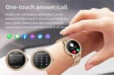 2023 New Fashion Women Bluetooth Call Smart Watch 1.32" AMOLED 360*360 HD Screen Sports Fitness Ladies Smartwatch Diamond Band