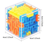 3D Maze Magic Cube Six-sided Transparent Puzzle Speed Cube Rolling Ball Magic Cubes Maze Toys For Children Stress Reliever Toys