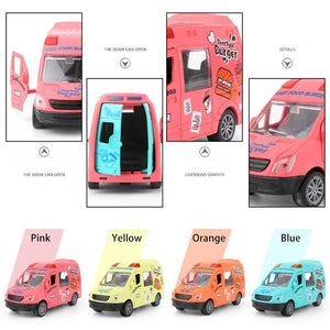 New Ice Cream Candy Car Modle  Play Toys Candy Car Ice Cream Candy Cart House Brain Game Kids Toys Children's Gift Toys