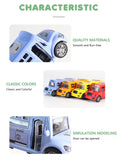 School Bus Model Car For Children Toys, Kids Educational Toy Cars, Miniature Game Vehicle Inertia Wheel, Boys Birthday Gift