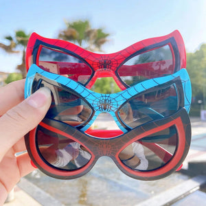 2024 Disney Spiderman Sunglasses Plastic Action Toys Figure Anime Spider Cartoon Fashion Sunglasses Cute Gifts For kids toys