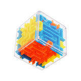 3D Maze Magic Cube Six-sided Transparent Puzzle Speed Cube Rolling Ball Magic Cubes Maze Toys For Children Stress Reliever Toys