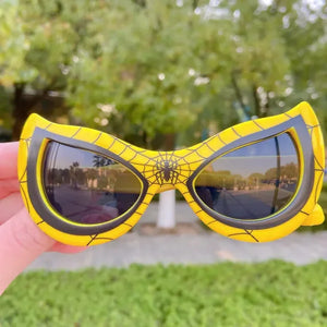 2024 Disney Spiderman Sunglasses Plastic Action Toys Figure Anime Spider Cartoon Fashion Sunglasses Cute Gifts For kids toys