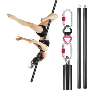 2m Aerial Flying Pole Portable Suspension Fitness Tube Hanging Rotary Silicone Steel Dancing Pole GYM Equipment for Bar Home