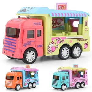 New Ice Cream Candy Car Modle  Play Toys Candy Car Ice Cream Candy Cart House Brain Game Kids Toys Children's Gift Toys