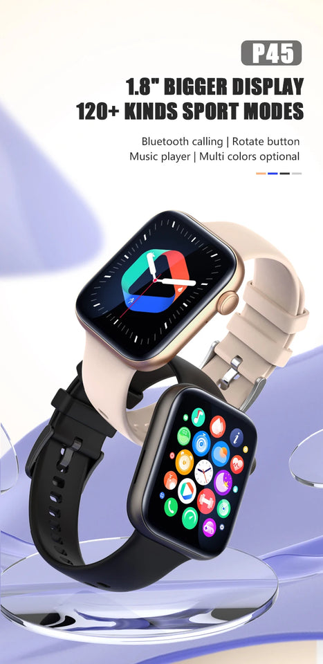 2023 Men Women Smartwatch Bluetooth Call Digital Smart Watch Fitness Clock Sports Waterproof Watches for Girls Kid Xiaomi iPhone