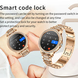 2023 New Fashion Women Bluetooth Call Smart Watch 1.32" AMOLED 360*360 HD Screen Sports Fitness Ladies Smartwatch Diamond Band