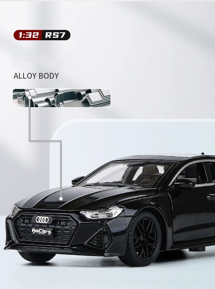 1:32 Audi RS7 Sportback Alloy Model Car Toy Diecasts Metal Casting Sound and Light Car Toys For Children Vehicle