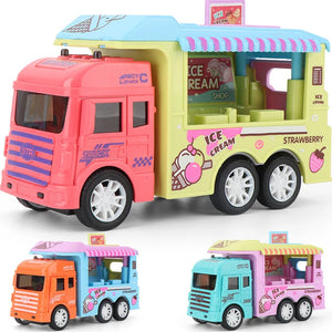 New Ice Cream Candy Car Modle  Play Toys Candy Car Ice Cream Candy Cart House Brain Game Kids Toys Children's Gift Toys