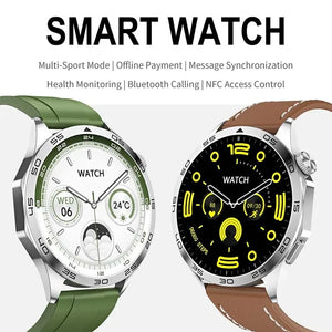 2024 New Original For Huawei Xiaomi GT4 Pro Smartwatch Men GPS tracking AMOLED 466*466 HD screen NFC Bluetooth Call smartwatch