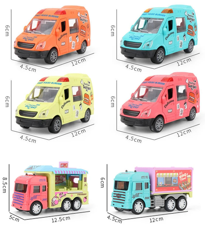 New Ice Cream Candy Car Modle  Play Toys Candy Car Ice Cream Candy Cart House Brain Game Kids Toys Children's Gift Toys